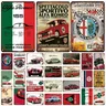 Retro Garage Classic Eunos Car Alfa Romeo Metal Tin Sign placca in metallo per Garage Bar Pub Club