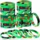 10 Pcs Dinosaur Silicone Wristband Dinosaur Party Favors Bag Filled Jungle Jurassic Dinosaur Themed