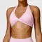 Donna Sexy Beauty Back Gym Running Push Up Yoga Reggiseni sportivi Traspirante Avvolto Yoga Reggiseni sportivi Triangolo Coppa Intimo femminile