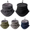 Soft Polar Fleece Neck Warmer Scarf Fishing Skating Running Sport Scarf Face Mask Camping Hiking Hat