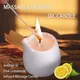 1pc lemon flavor massage essential oil candle coconut wax heating body open back SPA romantic