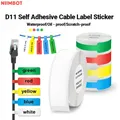 NIIMBOT D11/D110/D101 Cable Labels Waterproof Wire Cord Labels Tags Stickers Tear Resistant Flexible