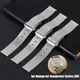 Mesh Watch Band for Omega 007 for Seamaster 300 Bracelet 20mm 22mm Full Salad Folding Buckle for IWC