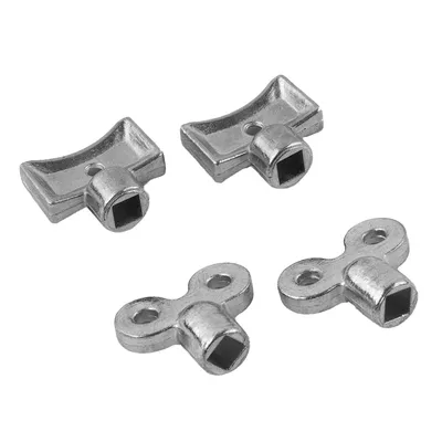 2PCS Radiator Exhaust Valve Key Zinc Alloy Square 5×5mm Cooling Pneumatic Valve Key Air Vent Central Heater Wrench