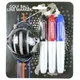 1Set Golf Ball Line Marker Tool Triple Track Template Alignment Marks Tool +3Pen With Blister Box