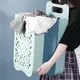 Wall-mounted Foldable Laundry Basket Bathroom Dirty Clothes Storage Basket Household Accessories