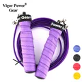 Vigor Power Gear Adjustable Cable Crossfit Skip Sweat Non-Slip Weighted Jump Rope Speed Skipping