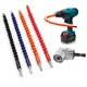 105 Degree 1/4 Inch Right Angle Drill Adapter and Flexible Drill Bit Extension For Soft Shaft
