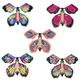 10 PCS Magic Wind Up Flying Butterfly Surprise Box Explosion Box in The Book Rubber Band Powered