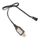 Battery USB Charger Cable 7.4V 3 Pin Universal 500MA with SM-3P Plug Connector for RC Car Remote