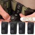 4Pcs Multipurpose Tactical Belt Buckle Heavy Duty Belt Keeper Portable Webbing Belt Equipment