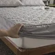 Thicken Quilted Mattress Cover King Queen Quilted Bed Fitted Bed Sheet Anti-Bacteria Mattress Topper