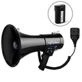 Brand New Portable Megaphone 50 Watt Power Megaphone Speaker Bullhorn Voice and Siren Alarm Modes