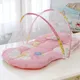 Baby Mosquito Net Foldable Portable Baby Travel Bed Crib Tent with Cushion Pillow for Park Beach