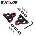 BUCKLOS Bicycle Cycling Shoes Cleat SPD SPD-SL Road Mountain Bike Lock Pedal Cleats LOOK Delta