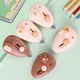 1pc Cute Cartoon Pebble Portable Art Knife Unpacking Express Knife Student Mini Paper Knife School