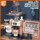 Kids Coffee Machine Toy Set Kitchen Toys Simulation Food Bread Coffee Cake Pretend Play Shopping