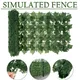 50X100cm Artificial Ivy Hedge Green Leaf Fence Panels Faux Privacy Protective Screen for Home