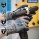 3pairs Durable & Breathable Safety Work Gloves For Men&Women Multi-Purpose Firm Non-Slip Grip