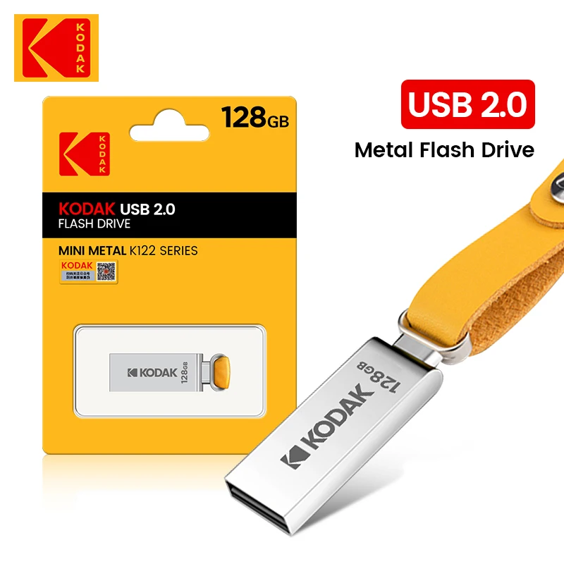 KODAK Mini chiavette USB in metallo cordino 64 GB USB 2.0 chiavetta da 32 GB per laptop per auto destoppe MacBook