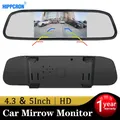 Car Rearview Mirror Monitor HD Video Auto Parking Monitor TFT LCD Screen 4.3/5 Inch Display With