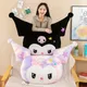 Cute Kuromi Pillow Doll Sofa Pillow Cushion Headrest Large Devil Plush Toys Kawaii Soft Stuffed