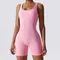 Jumpsuit Suits For Fitness Ribbed Gym Set Workout Sets Tracksuits Fitness Gym Clothing For Seamless