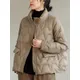 Ultra Light Down Jacket Women Spring Autumn Stand Collar Feather Puffer Coat 90% White Duck Down