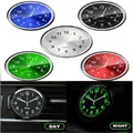 Mini Watch Car Quartz Clock Mini Electronic Clock Waterproof Bicycle Motorcycle Watch Auto Car Clock