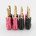 Hot sale Audiocrast Gold plated BFA audio Gold Plated Aolly Body BFA banana plug 12pieces Hi End