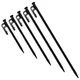 15CM- 40CM High Strength Steel Camping Nail Outdoor Metal Black Beach Pegs Tent Stake