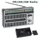 Portable Full Band Radio Retro FM/AM/SW Radios Receiver with 52mm Dynamic Speaker DSP IC Chip USB