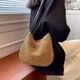 Borsa a tracolla in paglia estiva da donna moda donna vacanza al mare shopping borsa a tracolla in tessuto borse a tracolla per borse da donna