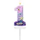 Birthday Number 1 Candles Mermaid Theme Birthday Candles for Cake Pink Purple Numeral Candle Cake