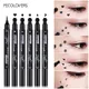 2 IN 1 Eyeliner Pen Star Moon Stamp Long-Lasting Waterproof Black Liquid Eye Liner Pencil Eyes