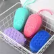 Silicone Body Scrubber Bath Exfoliating Scrub Sponge Shower Brush Exfoliator Skin Care Cleaner Dead