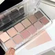 12 Colors Eyeshadow Palette Cement Grey Brown Milk Tea Color Tone Natural Brown Eyeshadow Palette