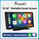 Podofo Universal 10.36”Screen Portable Car Radio Multimedia Video Player Wireless Carplay Smart