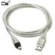 USB Male to Firewire IEEE 1394 4 Pin Male iLink Adapter Cord firewire 1394 Cable for SONY DCR-TRV75E
