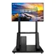 40-70 inch movable TV stand conference all-in-one machine floor mounted wheeled trolley with a