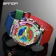 Sanda Men Digital Watch G Style Sports Waterproof Shock Military Premium Watches Magic Color Cool