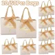 20/50 Pack Small Thank You Gift Bags With Handles Mini Gift Paper Bags Bulk Party Favor Bag for