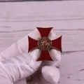 Knights Templar Badge Red Cross Enamel Pin Brooch for Jewelry Accessory