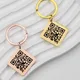 Customized QR Code Keychain Personalized Business Card Company Introduction Party Wedding