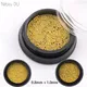 0.8mm+1.0mm Caviar Steel Nail Bead Studs Set 3g/box Gold Rose Gold Jet Small Metal Micro Nails Beads