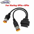 OBD2 Connector Universal K CAN For Harley 6Pin + 4Pin Two-in-one 2in1 Code Reader Adaptor OBD2