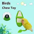 Durable Green Plastic Parakeet Budgie Cockatiel Parrot Feeder Cage Hammock Hanging Swings Bird Chew