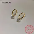 Solitaire 1ct D Moissanite Earrings for Women 2023 Diamond Sterling Silver Hoop Earrings 925 Drop