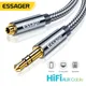 Essager Headphone Extension Cable Jack 3.5mm Audio Aux Cable 3.5 mm Female Splitter Speaker Extender