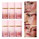 Multifunctional Makeup Palette 3 IN 1 Lipstick Blush For Face Eyeshadow Lightweight Matte Lip Tint